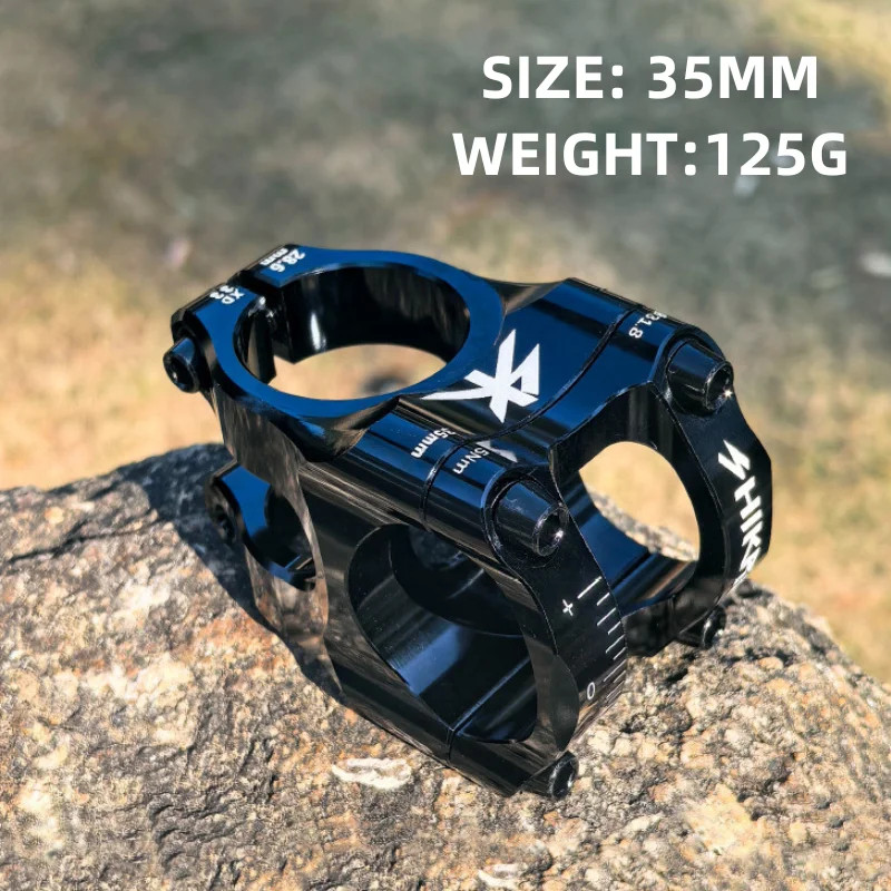 Adjustable MTB Bike Stem 35Mm Steerer 31.8Mm Clamp CNC Hollow Out Short Reach Bl