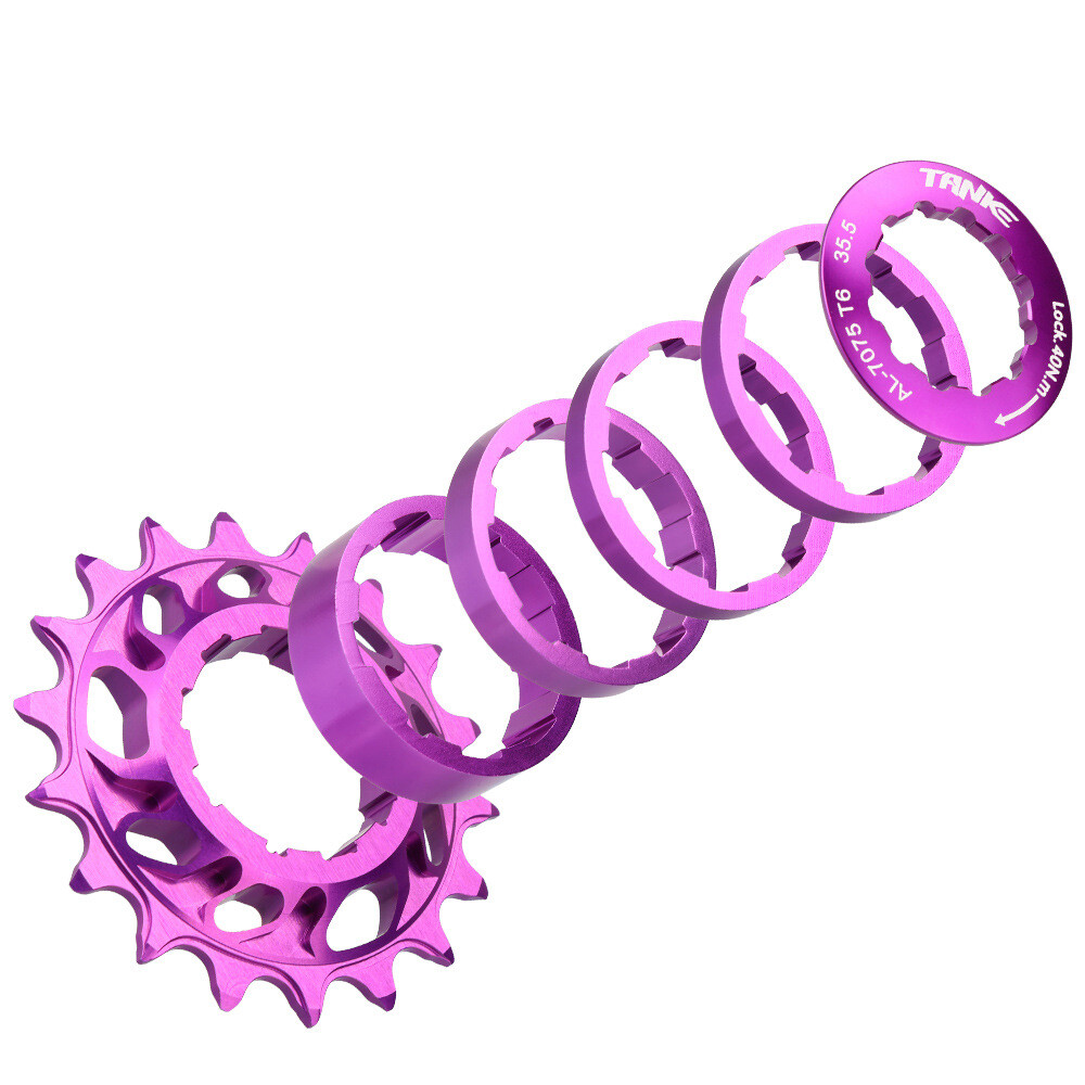 18T Cassette Cog Sprocket Bike Clutch Gear Drive Sprocket 7075 aluminum alloyOb