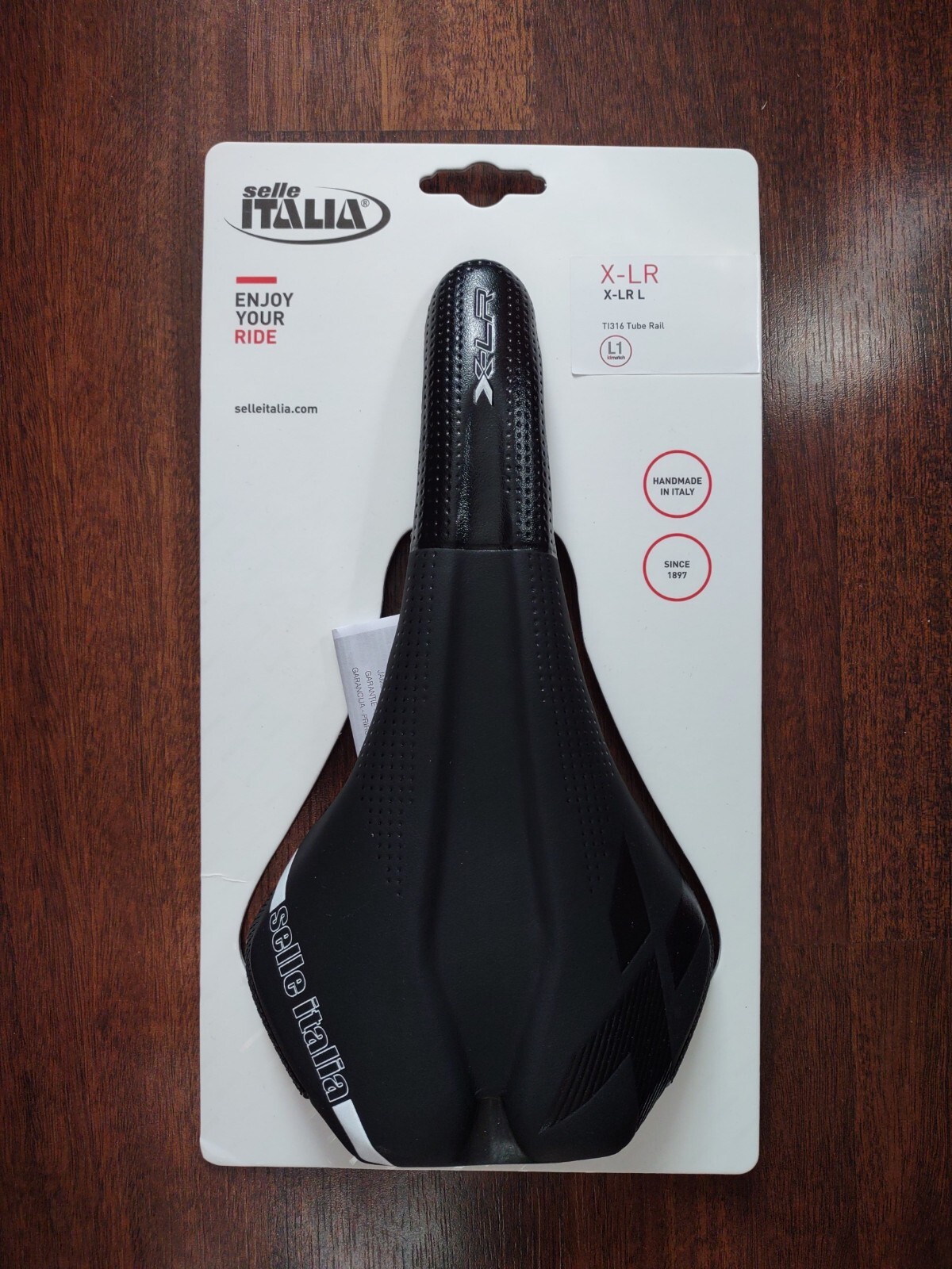 Selle Italia X-LR Race Mountain Bike Saddle, Ti 316 Rails, L1 – 145mm Wide