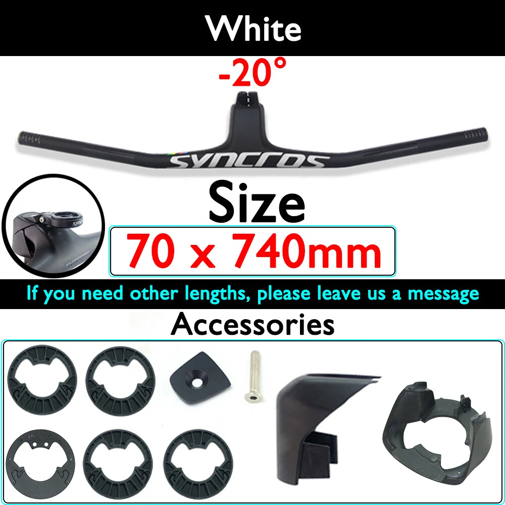 740mm Full Carbon MTB Bicycle Integrated Handlebar with Stem FRASER IC SL WC