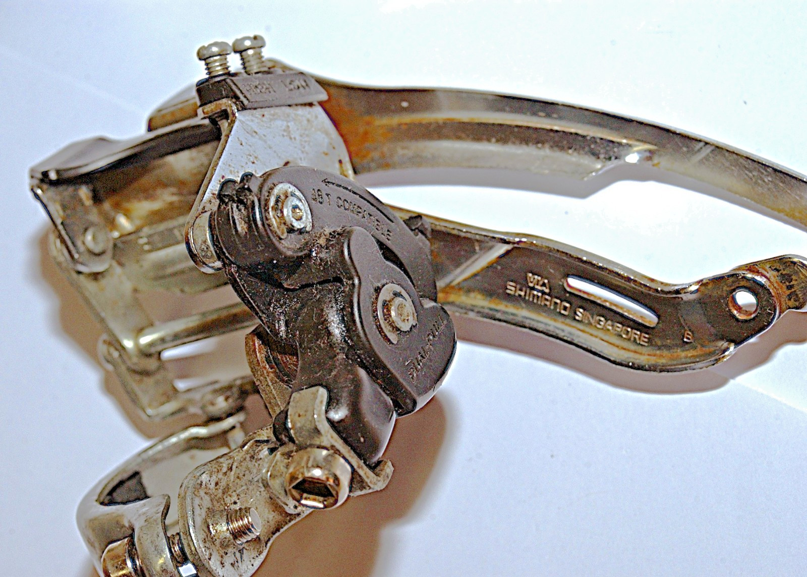 Shimano C050 FD-C051 Front Derailleur 34.9/31.8mm Touring MTB, 3×6/7-Spd for 48T
