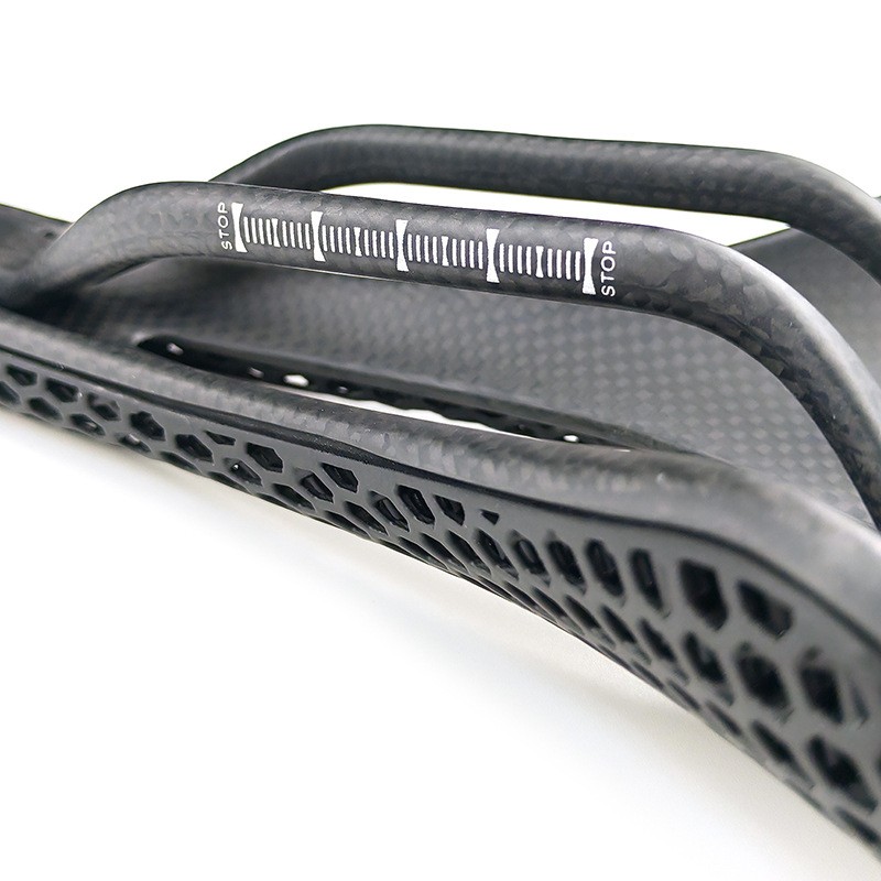 Carbon Fiber Bicycle Saddles 3D Printed/EVA Leather Bike Seat Cushion 250*140mm