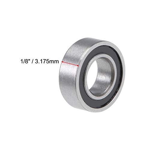 R166-2RS Deep Groove Ball Bearing 3/16-inchx3/8-inchx1/8-inch 3/16″x3/8″x1/8″