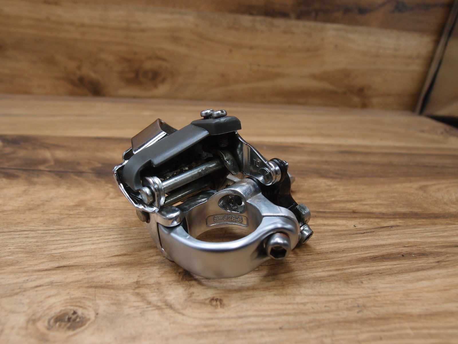 1995 MTB front derailleur Shimano Alivio FD-MC14 VIA Japan top pull 28.6 mm
