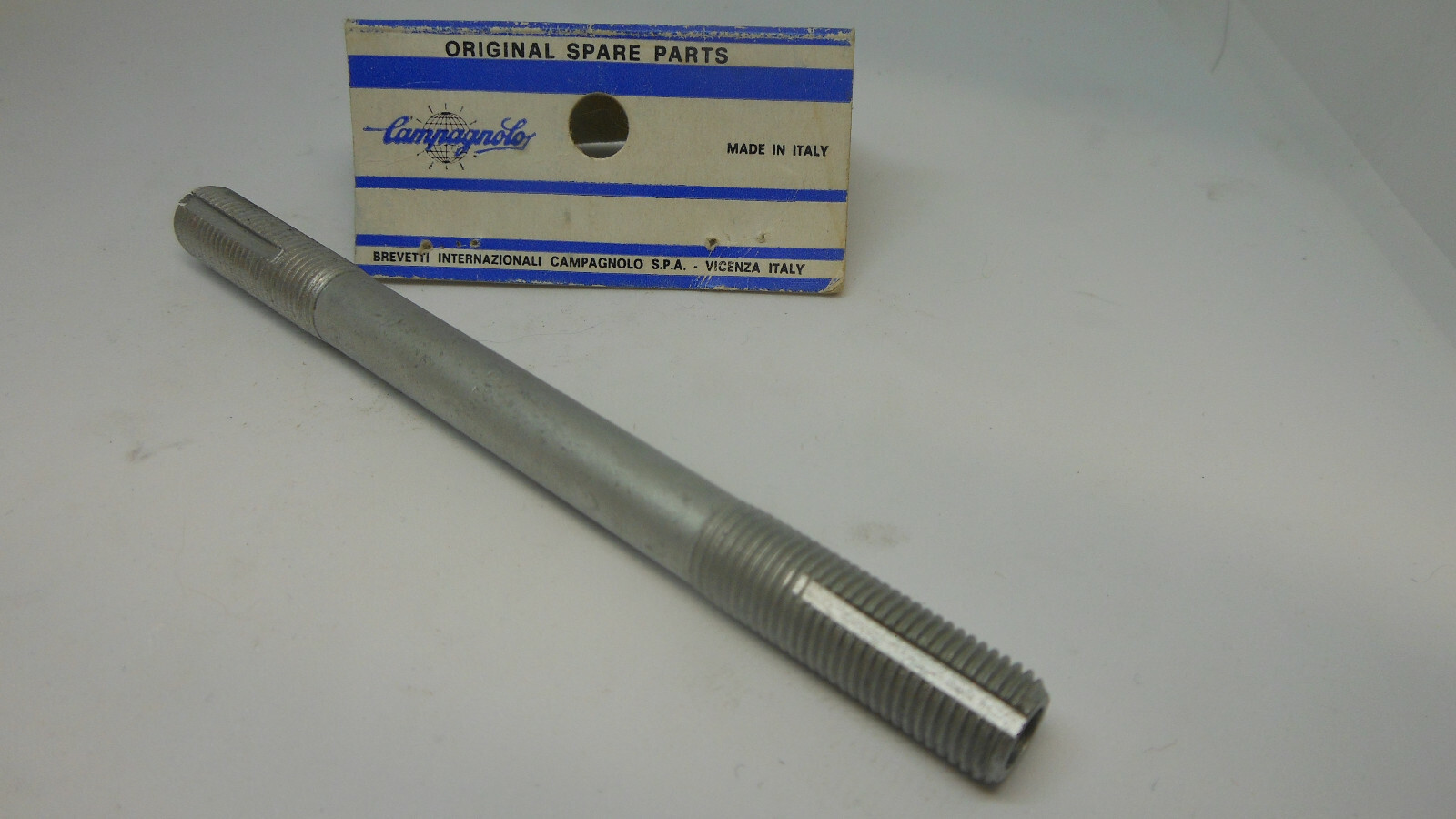 NOS Campagnolo mountain Hub axle front Quick release 109mm Vintage Bicycle grey