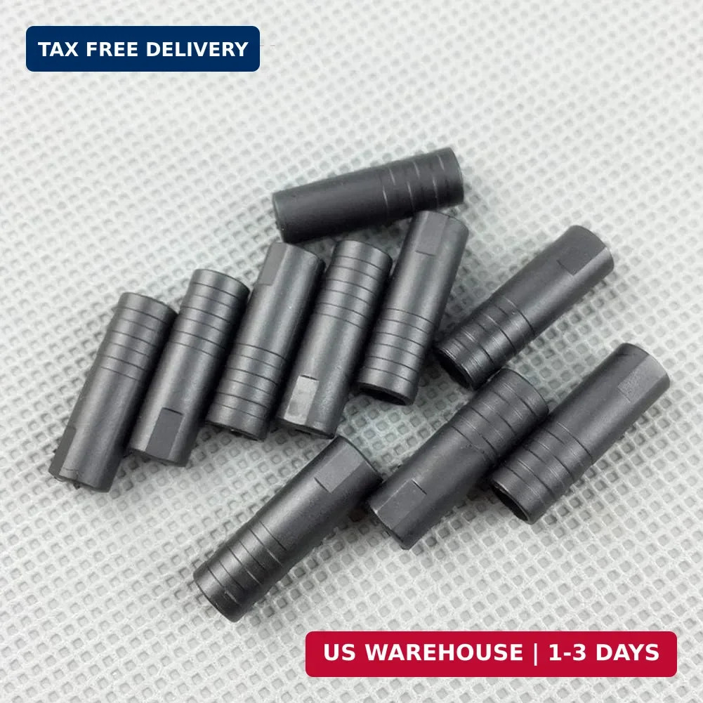 100 Pieces Bike Bicycle Plastic 5mm Brake Cable Housing Ferrule End Caps and 100