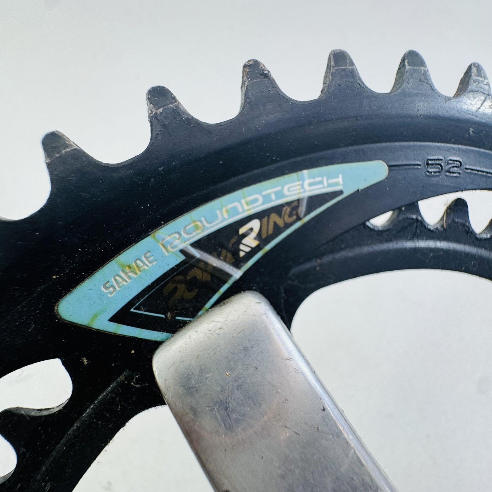 Vintage Sakae Blaze Double Crankset 170mm 52/42T Square Taper 130 BCD Bike A89