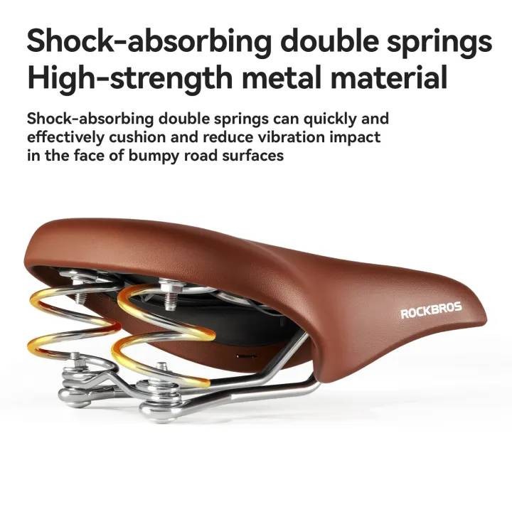 ROCKBROS 380026001 Retro Bicycle Saddle