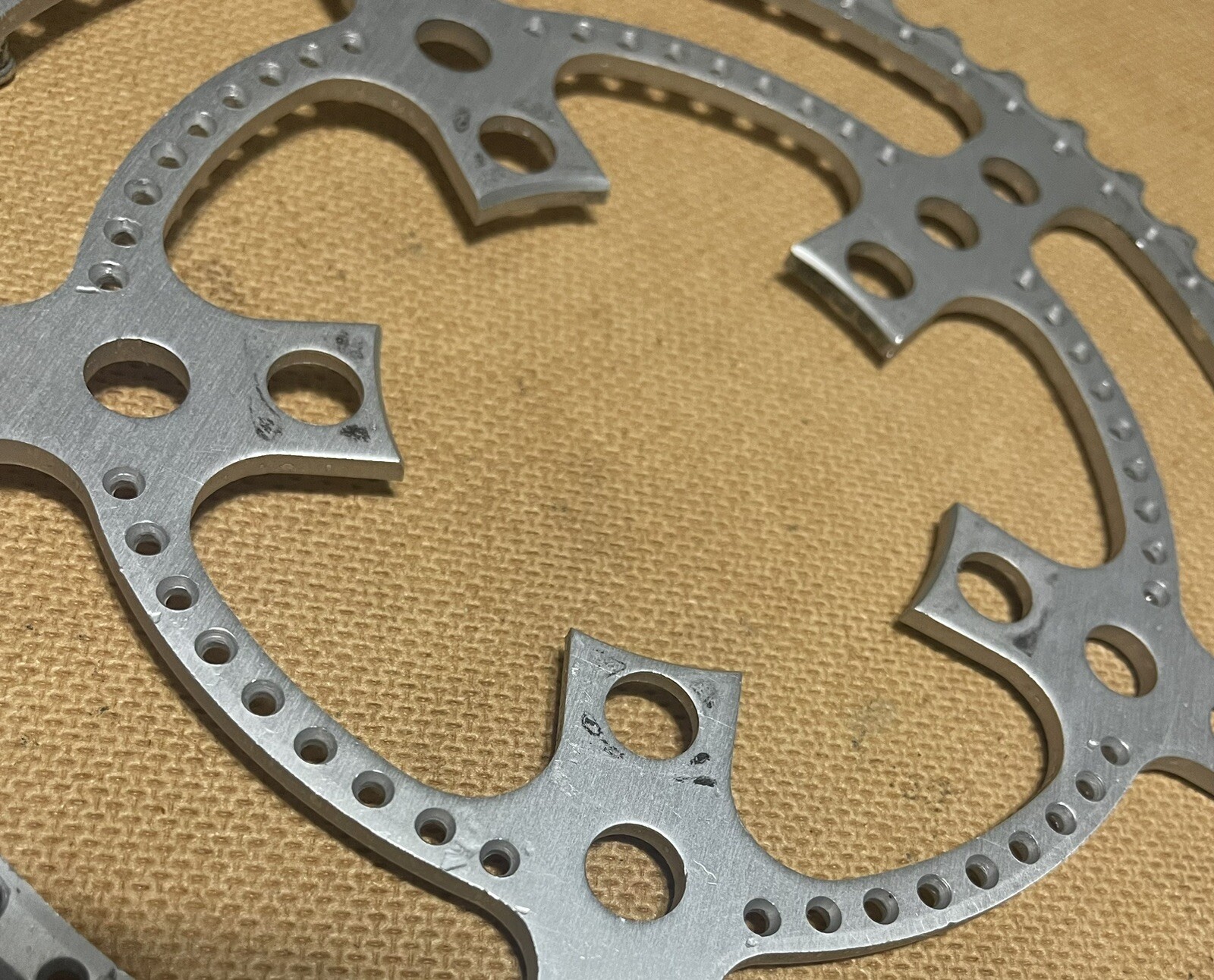 Vintage Stronglight Chainring 52T Drillium 86 BCD