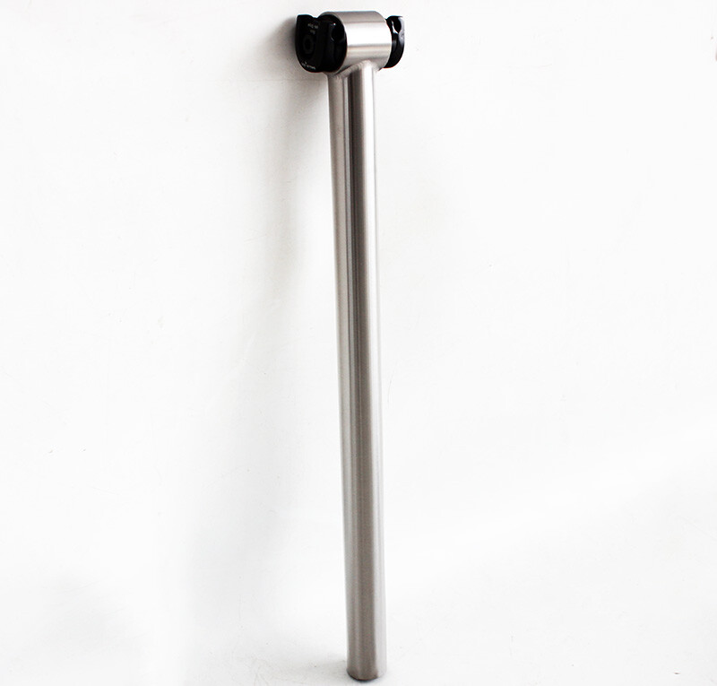 27.2 30.9 31.6 Titanium Bicycle Seatpost MTB Bike Ti Setback Seatpost 350/400mm