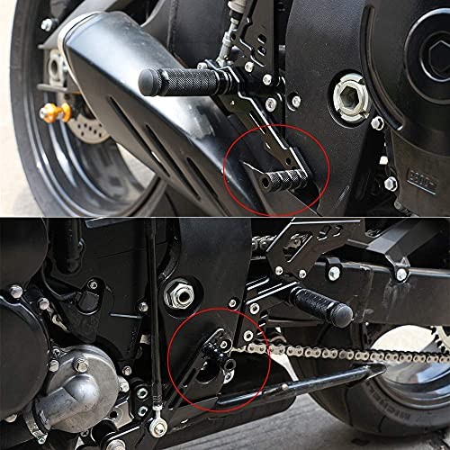 CNC Motorcycle Knurled Shifter Peg Anti-Skid Gear Shift Brake Lever Foot Pegs