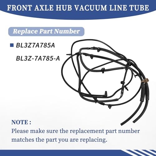 BL3Z7A785A Front Axle Hub Vacuum Line Tube Fit for Ford F-150 F150 2011 2012