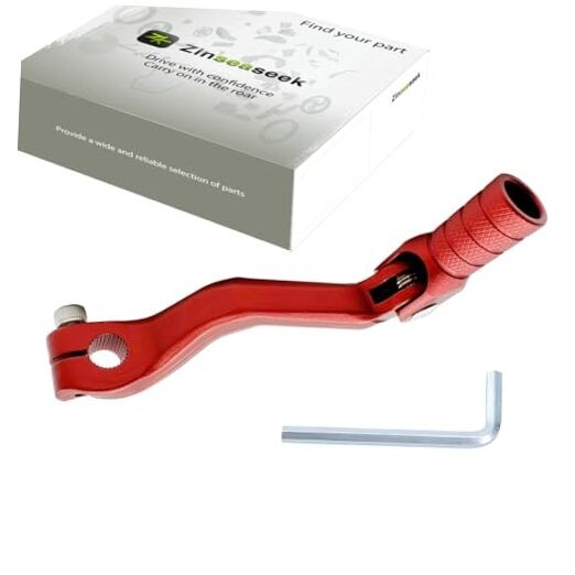 Gear Shiftermm 155mm Folding Shift Lever for Motorcycle Dirt Bike 119 QS-Red
