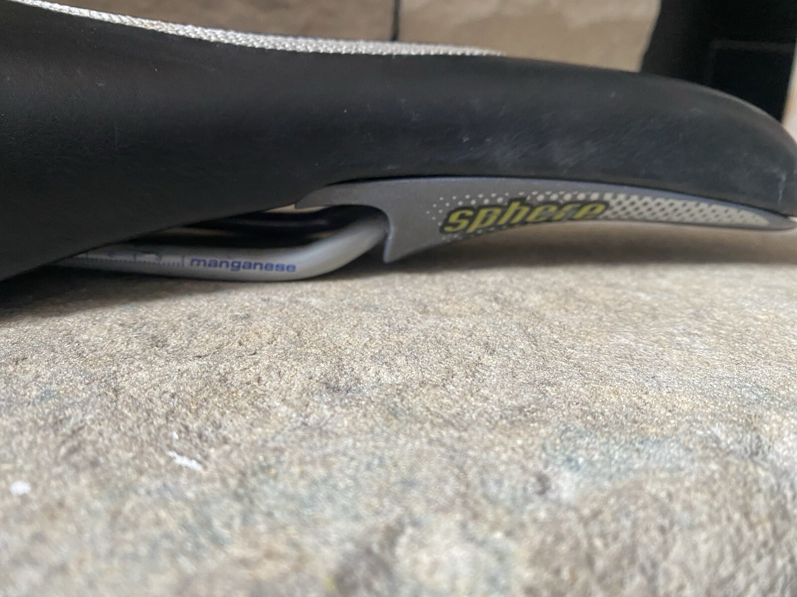 Selle Italia Sphere Road Saddle Seat Bike Bicycling Vtg 90s Italy Manganese