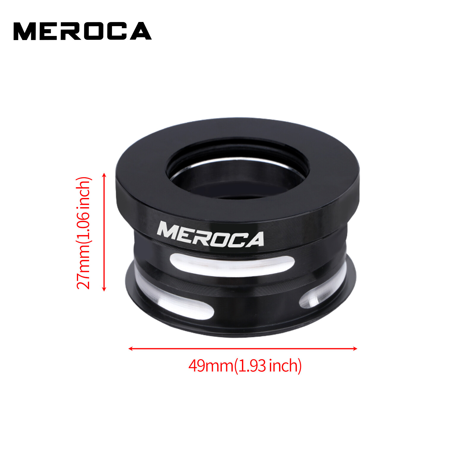 Folding Bike 44mm Headset 1-1/8″ CNC Aluminum Alloy Bicycle Headset 74g