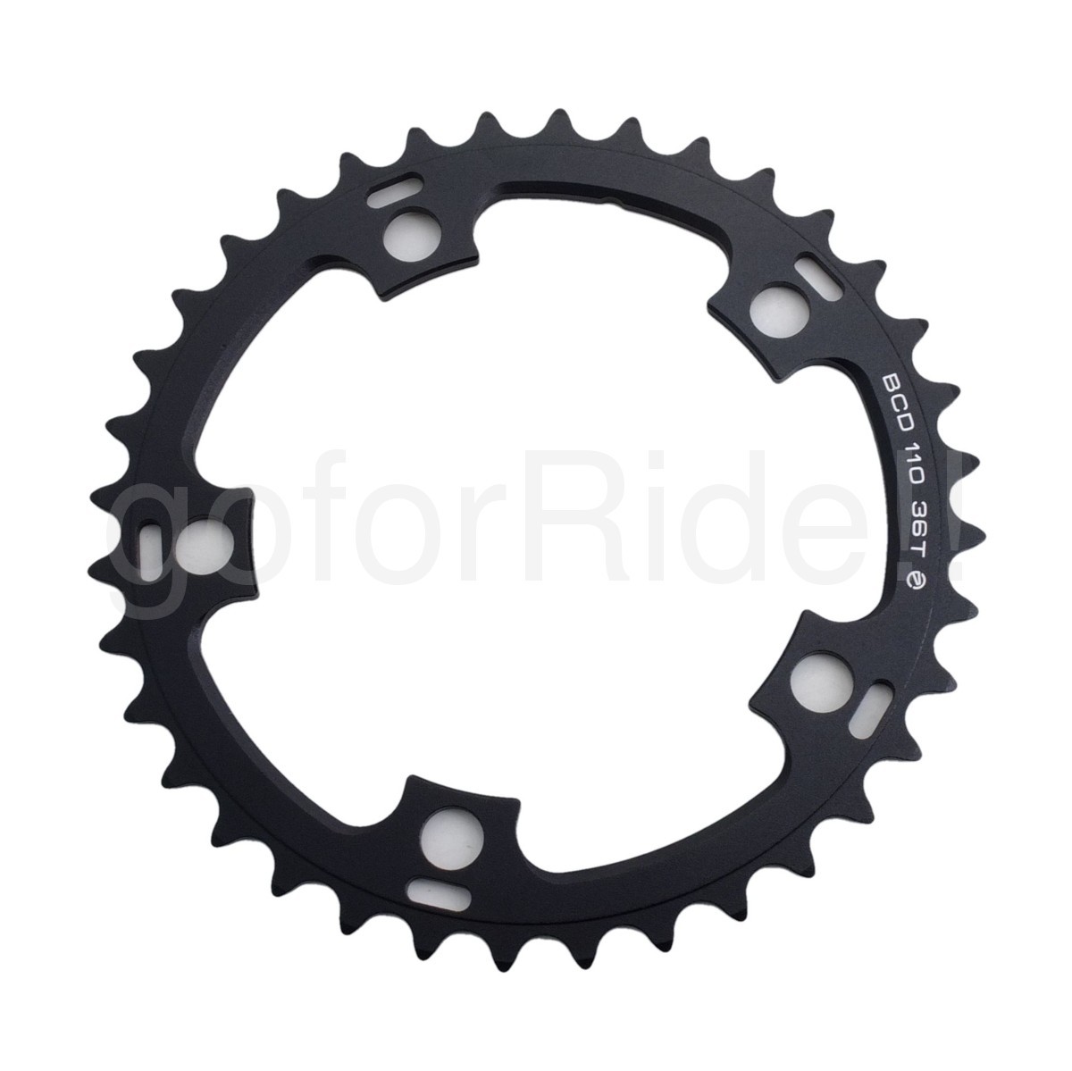 New Driveline 52-36T Bike Chainring Set 10-Speed BCD 1100mm 7075/T6 Black
