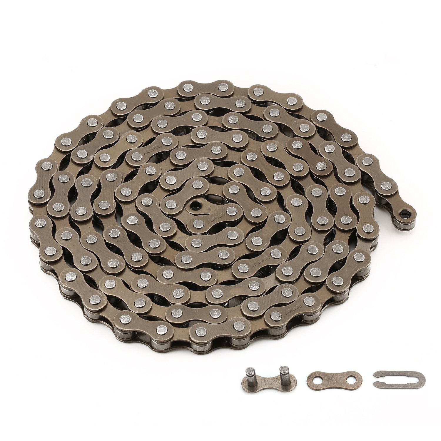 Smooth Lubrication Single-Speed Chain 116 Links, Corrosion-Resistant Alloy Steel