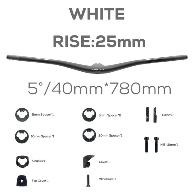 SYNCROS Integrated MTB Handlebar For Sparks Frame 4/5 degree Rise 15mm/25mm Rise