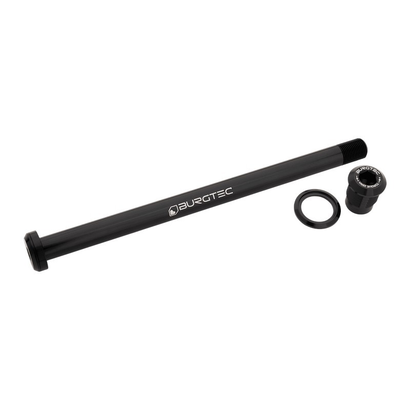 Rear Through Axle 10741 For Pivot 185.3X12mm P1.00 Black BURAPI.N Burgtec