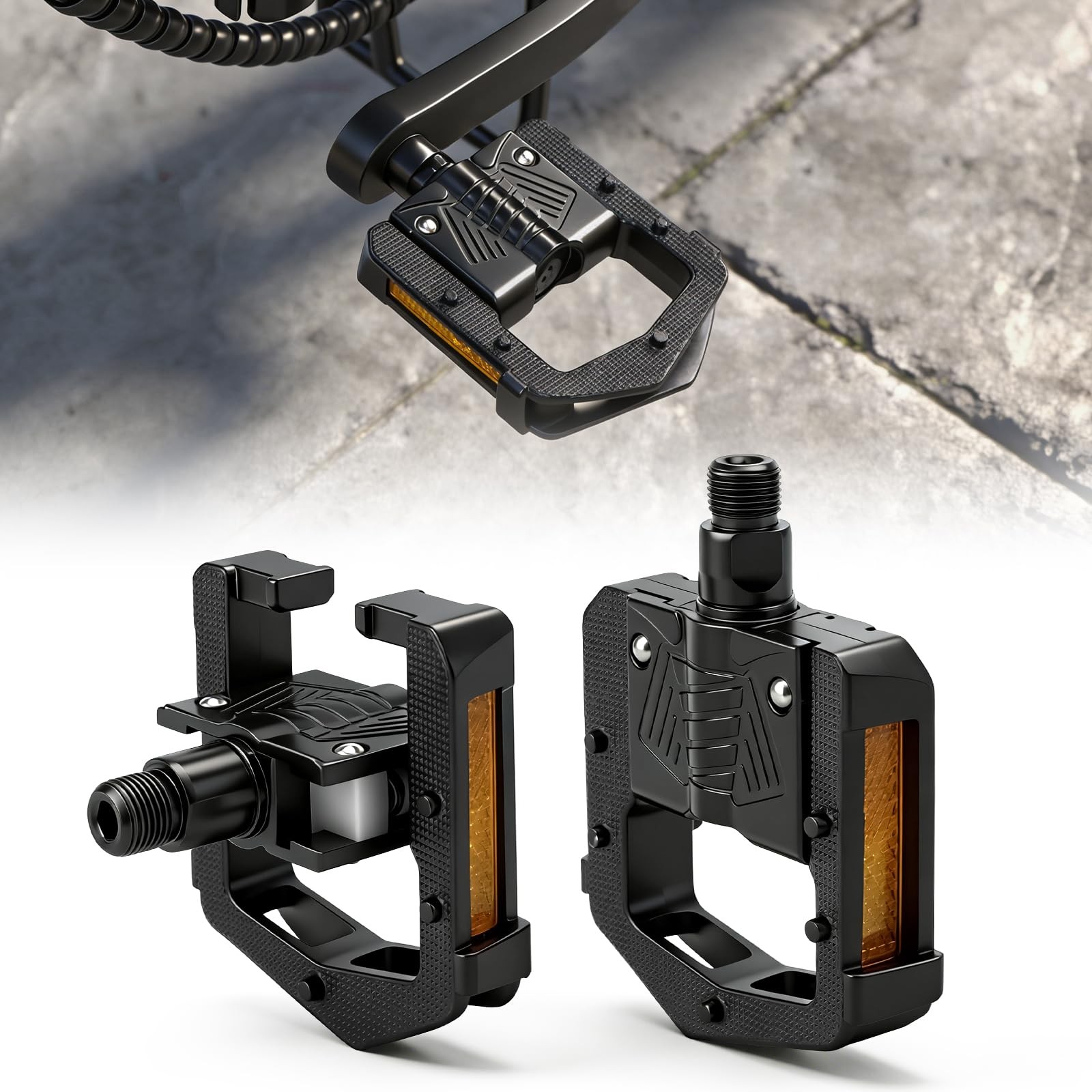 Upgraded Folding Pedals Fits Lectric XP 3.0/4 Trike Xpress XPeak Wide Flat