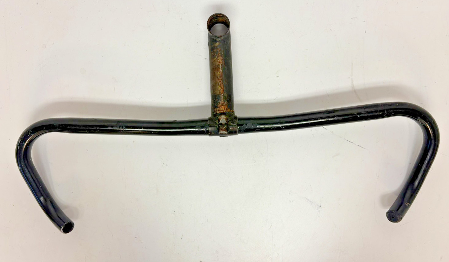 Vintage 1990s GT 560mm C-C Aluminum Bullhorn Handlbar & GT 140mm CrMo Stem