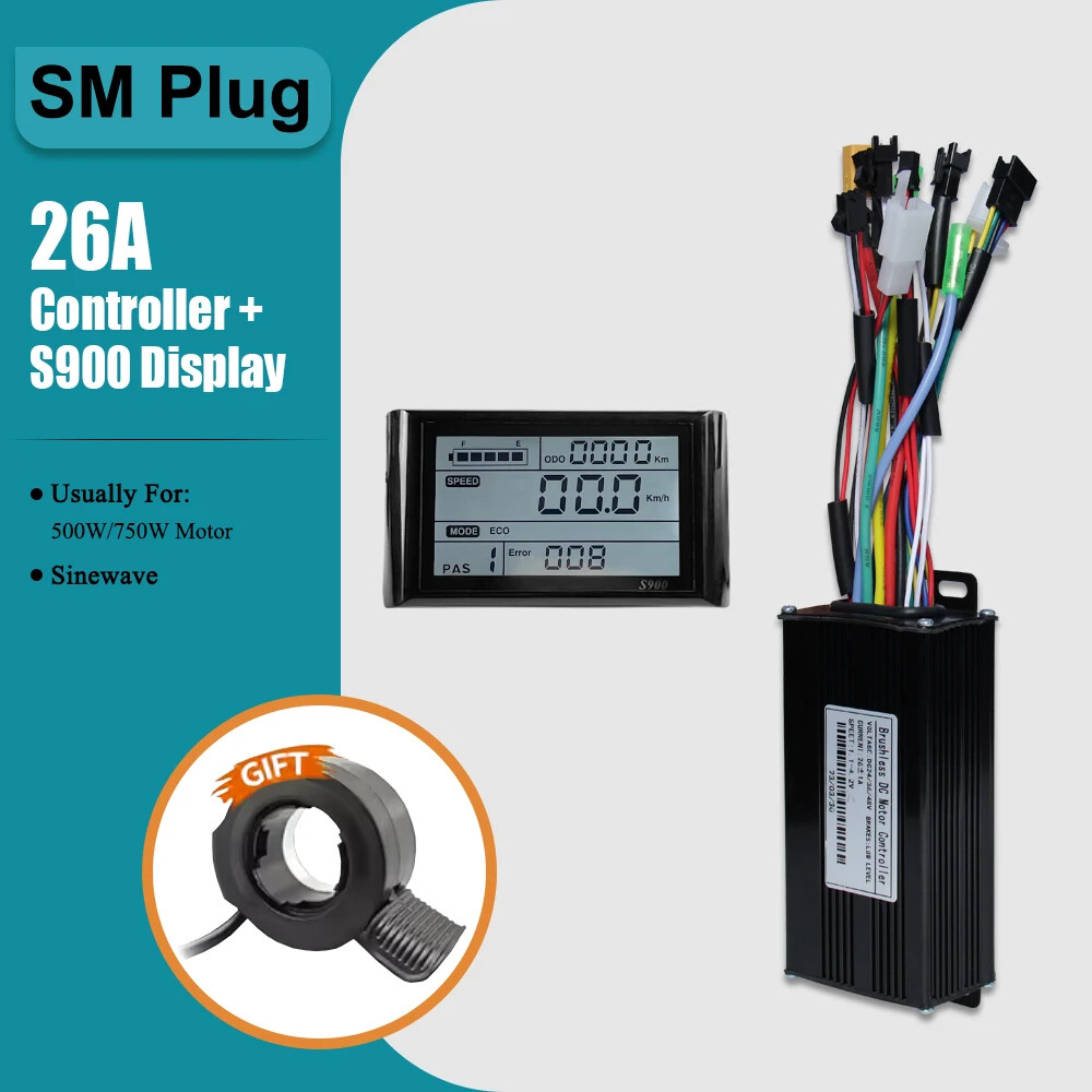 E-bike Three-Mode 36V 48V 17-40A Controller with Learn Function LCD Display
