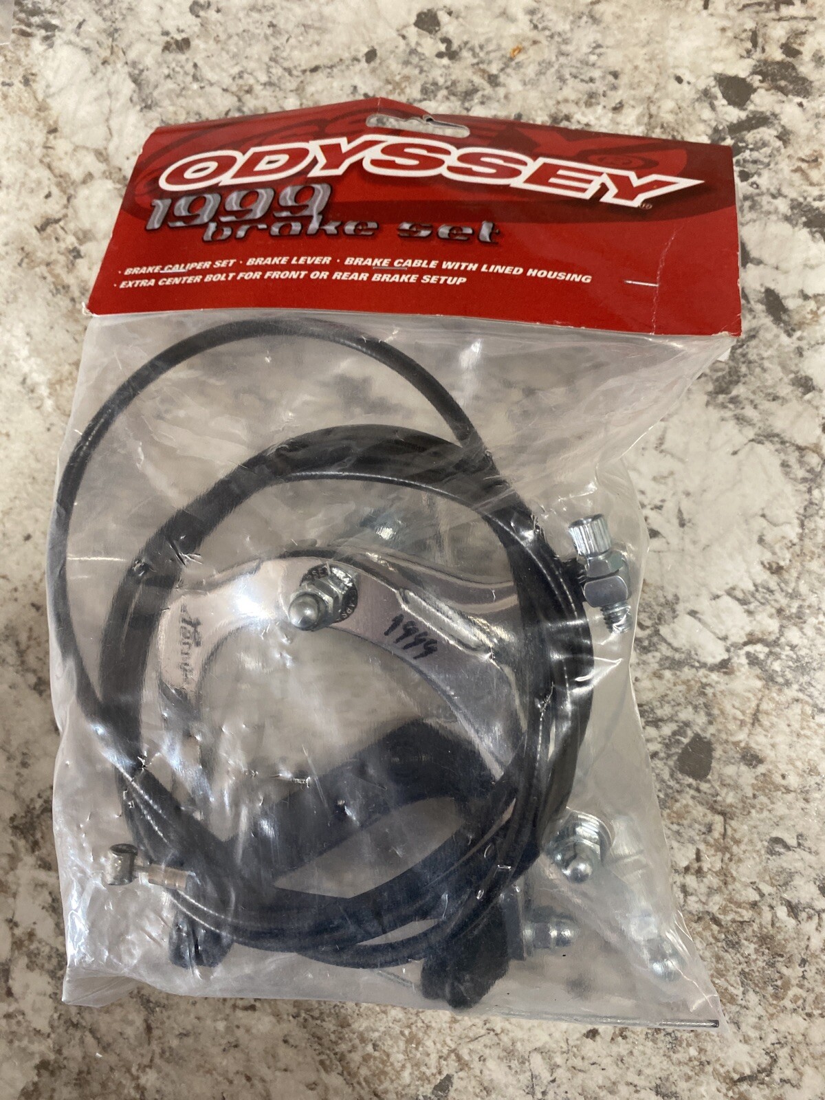 Odyssey 1999 BMX Brake Set & Lever Silver Old School Bmx Brakes Redline Haro Gt