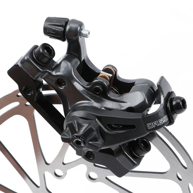 1 Pair Bicycle Brake Caliper Mechanical Disc Caliper MTB Pushe Piston Disc Brake