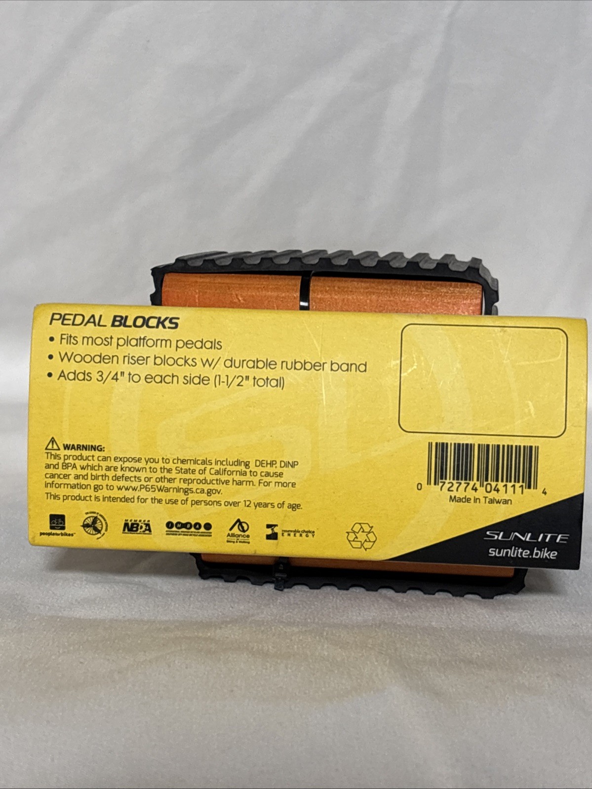 Sunlite Bicycle Pedal Blocks 1.5in for Trikes + Small Riders