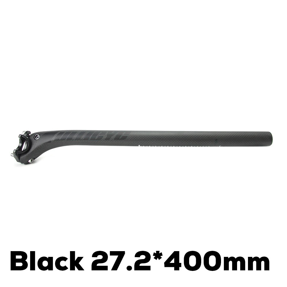 ULLICYC Carbon Fiber Seatpost 27.2/30.8/31.6mm 400mm Offset MTB Road Bike