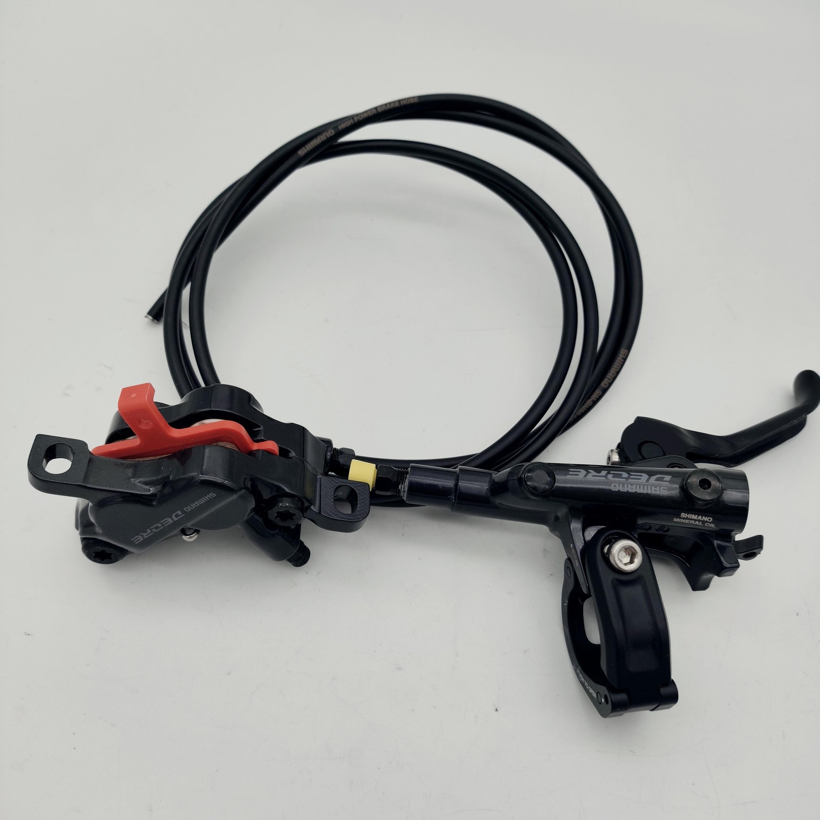 Shimano Deore BL-BR-M6100 Lever / BR-M6120 4-PISTON Disc Brake Caliper Rear Set