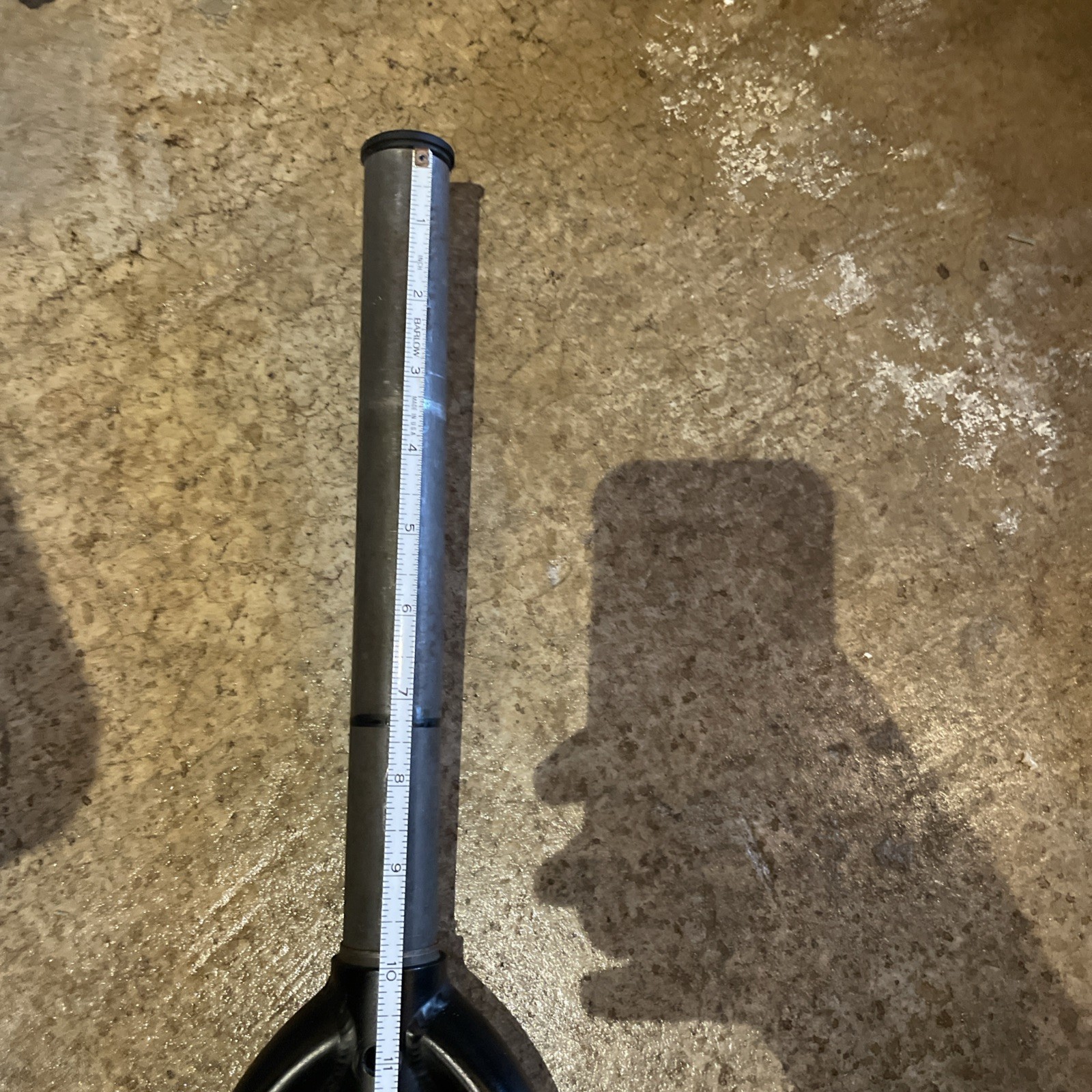 Eighth Inch Scrambler OEM Chromoly Steel 700c Front Fork 1-1/8 Inch Unthreaded