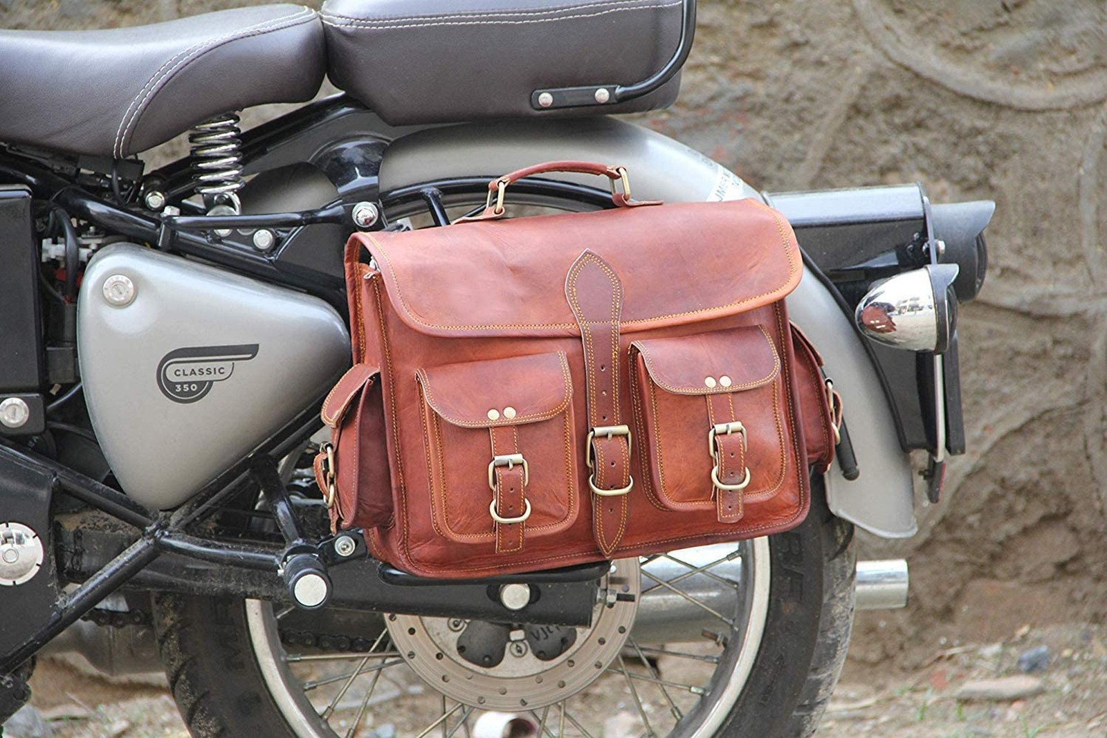 Saddle Bags Motorcycles Bike Powersports Accessories Road Bicycle 15 Inches P…