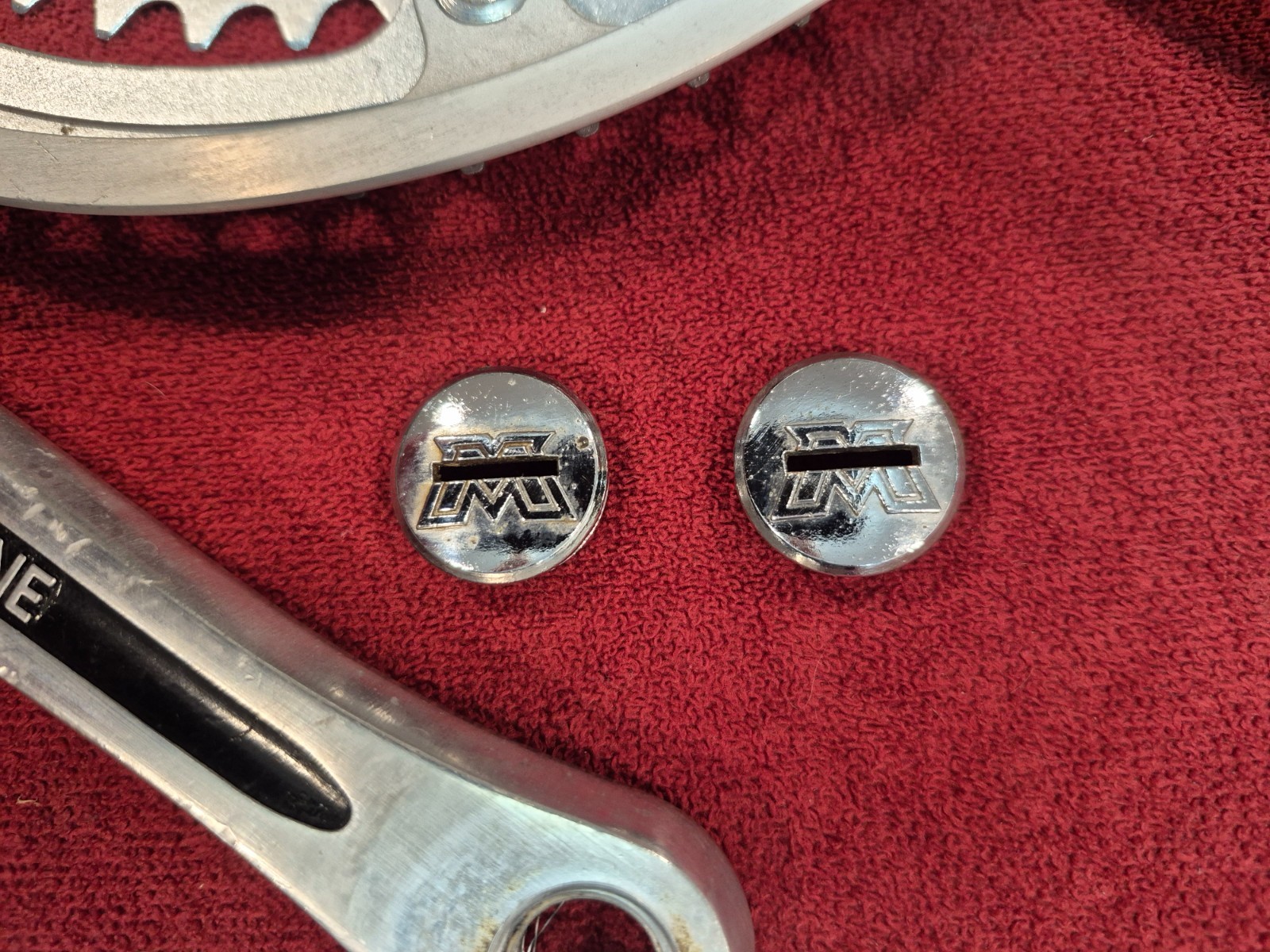 Vintage SR “MOTOBECANE” Road Double Crank Arm Set – 170 mm with 52/42T Chainring