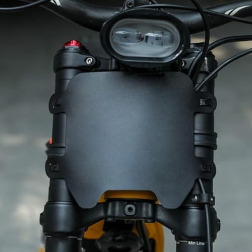 Front Number Plate for Electric Dirt Bike,Universal Plate 8.5″Lx 6.22″W Black