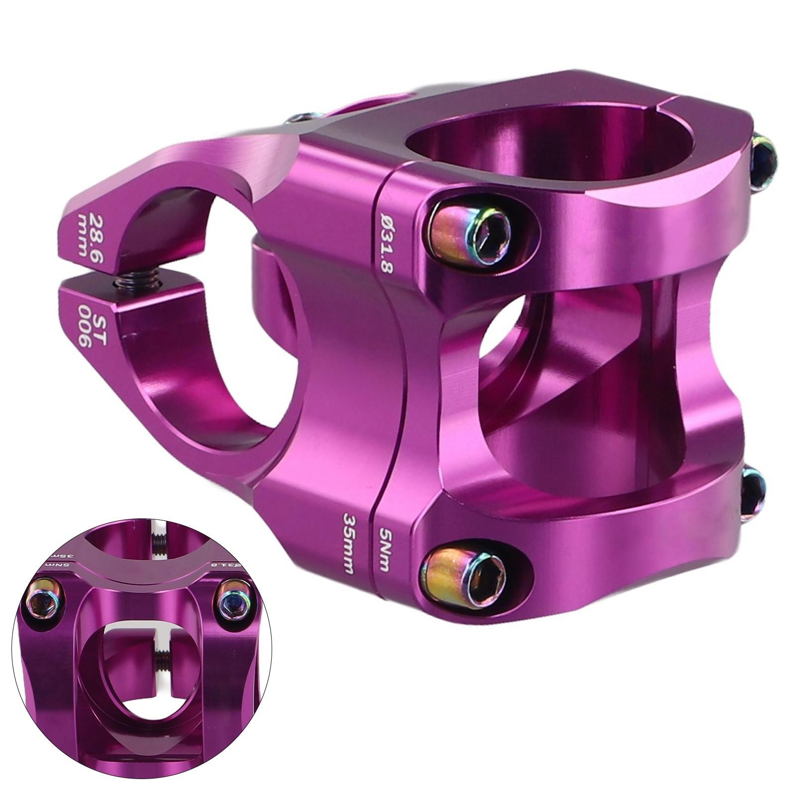 Mirror Polished DH AMEnduro CNC Bicycle Stem for Mountain Bikes 31 8mm