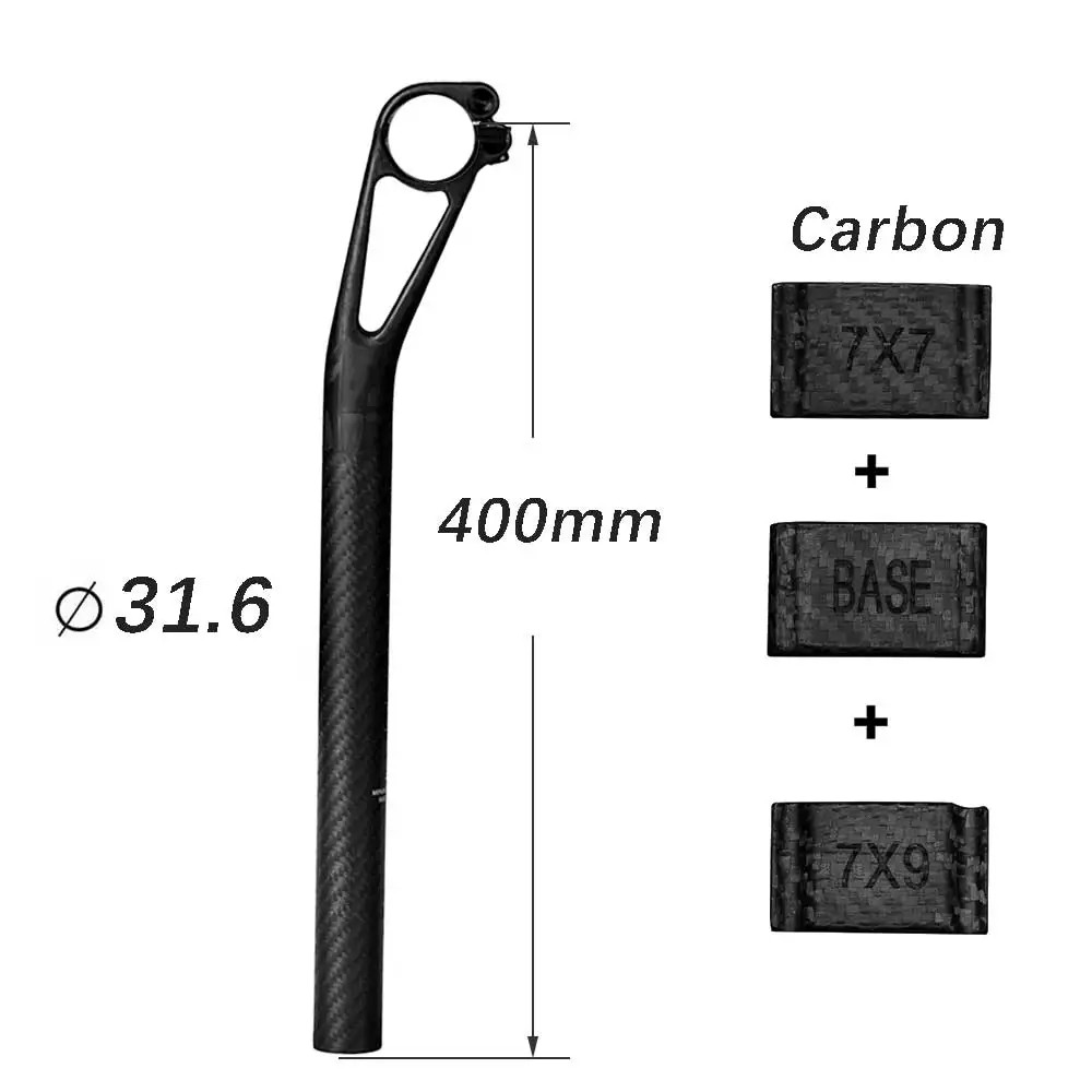 Carbon Seat Post Setback 5/25mm MTB/Road Seatpost 27.2mm 30.9mm 31.6mm 25.4mm