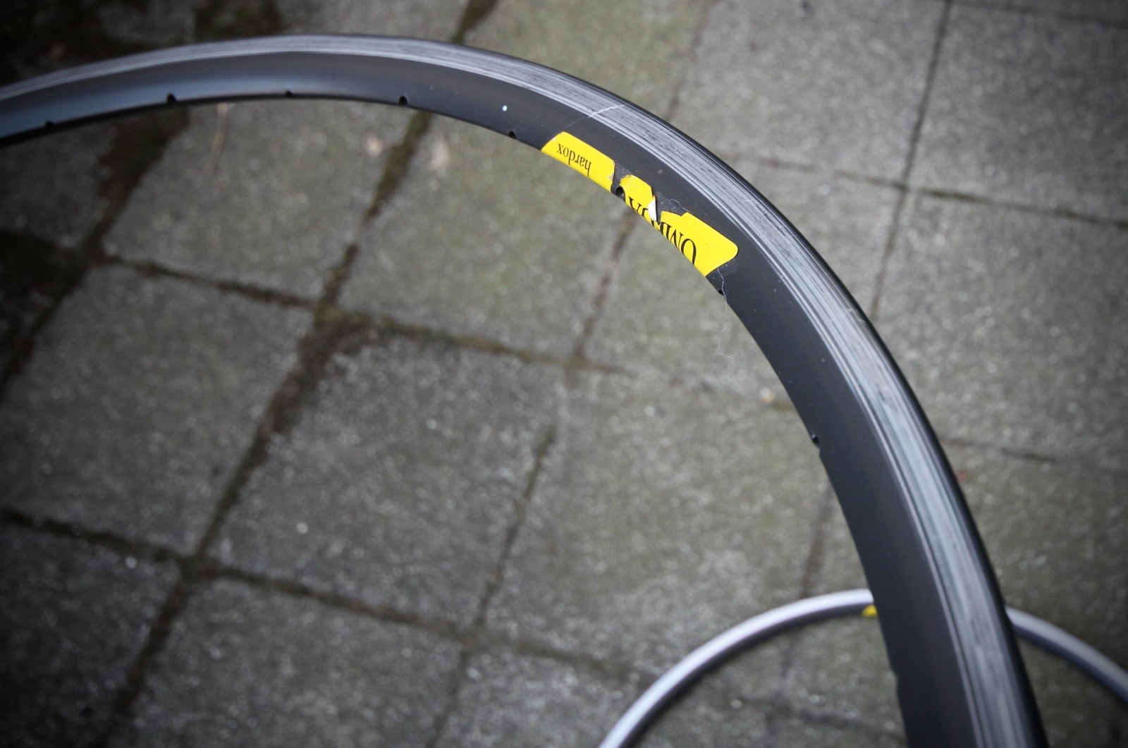 Campagnolo Omega Strada Hardox Rim / 28″ 36 H / Charcoal / Clincher #VELOWIZARD