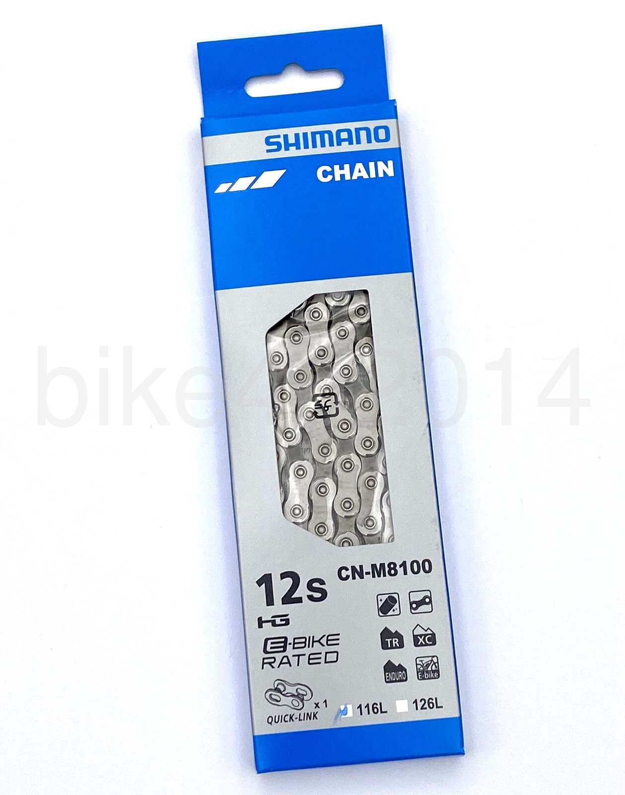Shimano Deore XT CN-M8100 12 speed 116L+Quick Link MTB e-Bike Chain INM8100116Q