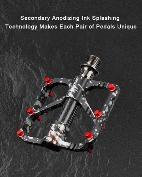 PROMEND Bicycle Riding Pedal Carbon Tube Sanpelin Colorful MTB Bicycle Pedal