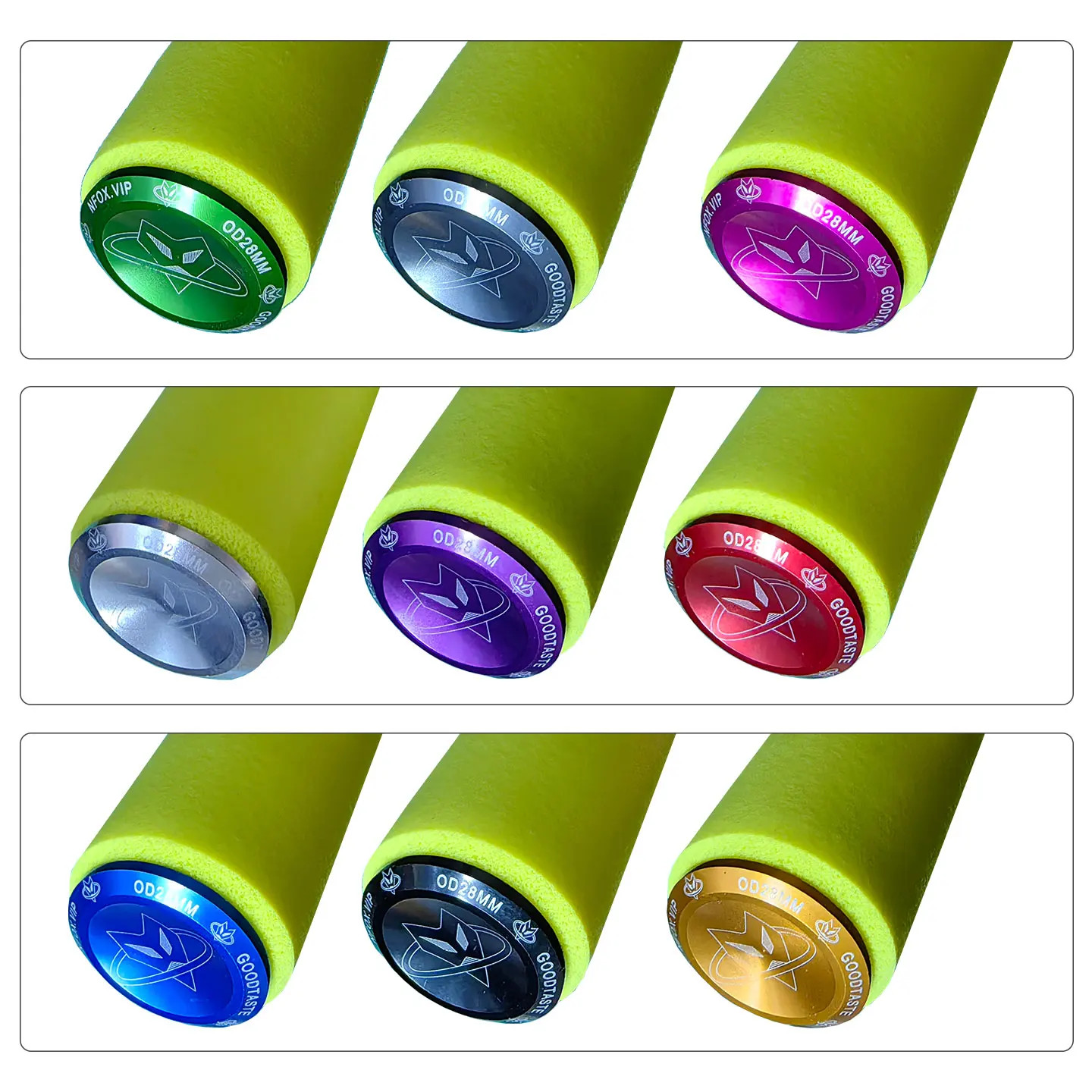 1 Pair Aluminum Alloy Bicycle Handlebar End Plug MTB Road Bike Grips Cycling Han