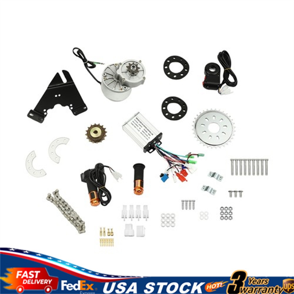 350W 36V DC Digital Electric Bicycle Brushless Motor Kit E-Bike Conversion Set
