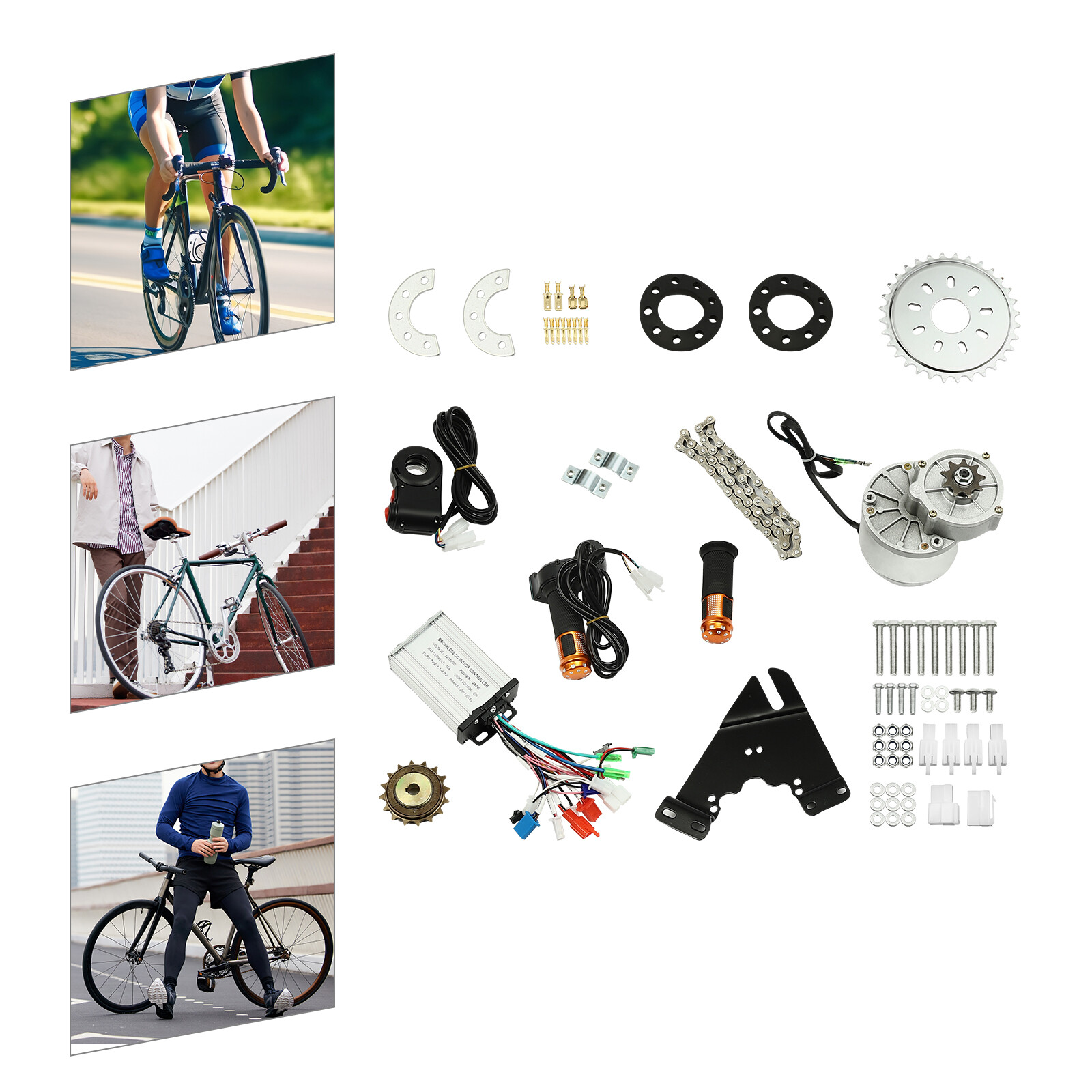 Electric Bicycle Motor Kit Electric Bike Conversion Conversion Installation Kit