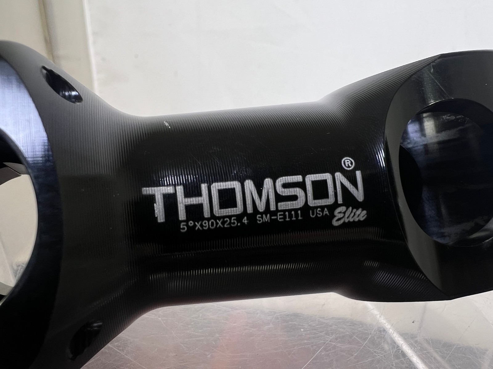 Thomson Elite Threadless Bicycle Stem SM-E111 90mm 25.4mm 5° Rise 1-1/8” Black
