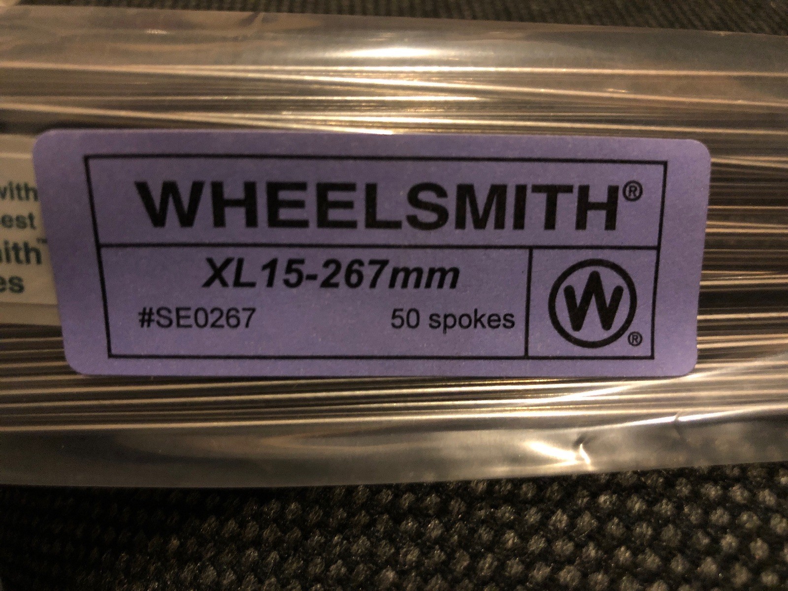Wheelsmith XL-15-267 mm Bicycle Wheel Spokes 50 Spokes