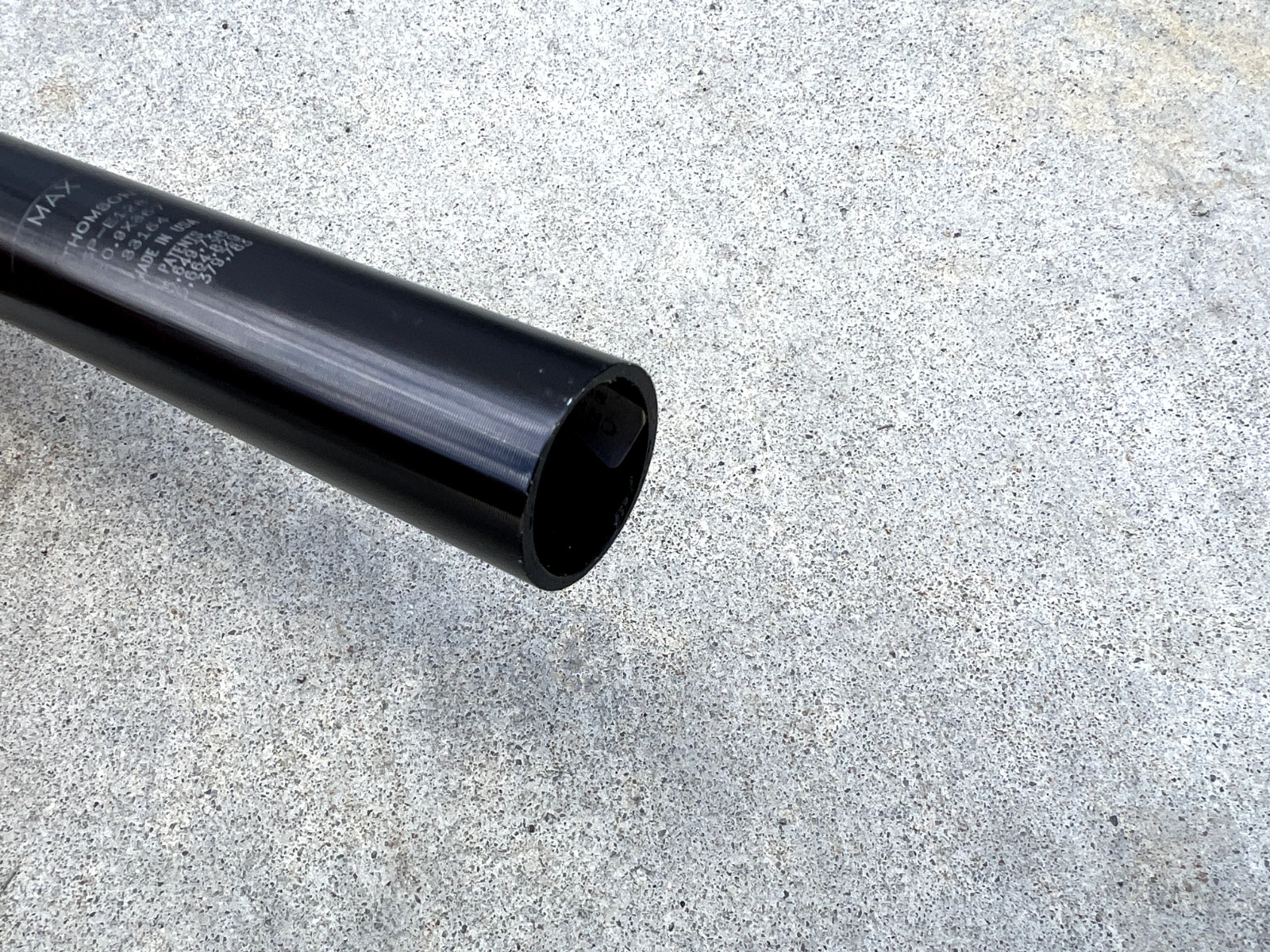Thomson Elite Seatpost 30.9x367mm Uncut Mountain Gravel Bike MTB CX Black