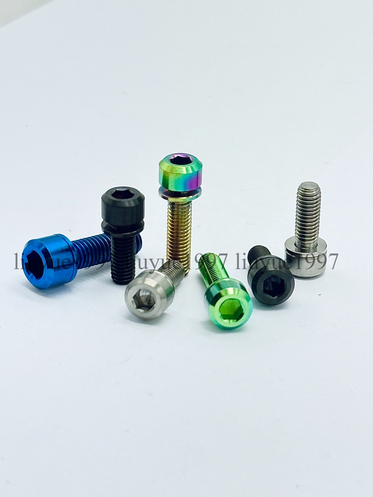 Titanium Bolt M5/M6x14 16 18 20 30mm Hex Screw For Bike Stem Bolt With Washer