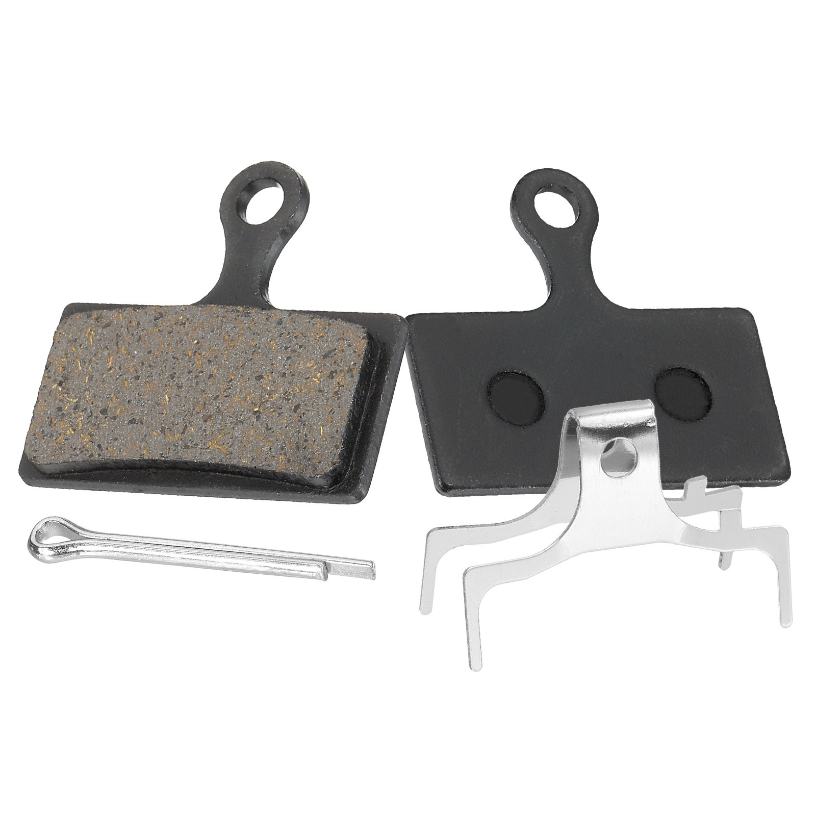 Disc Brake Pad 1.26″ x 0.65″ Bike Brake Pads with Spring and Pin, Black