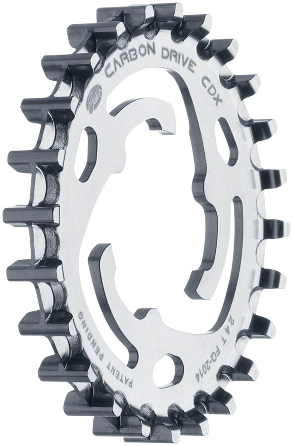 Gates Carbon Drive CDX CenterTrack 3-Lobe SureFitâ„¢ Rear Sprocket – 24t, Shiman