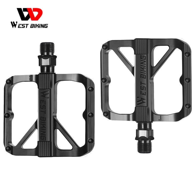 Bicycle Flat Pedals Ultralight Aluminum DU Bearing MTB Bike Pedals Cycling Pedal